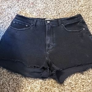 Abercrombie & Fitch Curve Love Mom Shorts